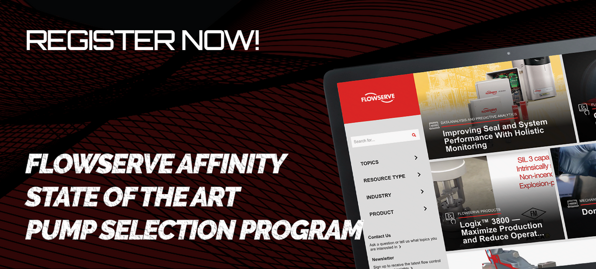 Flowserve's Affinity Pump Selection Tool Smith Pump Company, Inc.